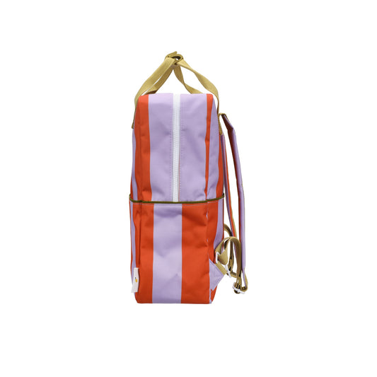 Rucksack Gross Lemon Tree Stripes Campfire Orange + Dewy Lilac