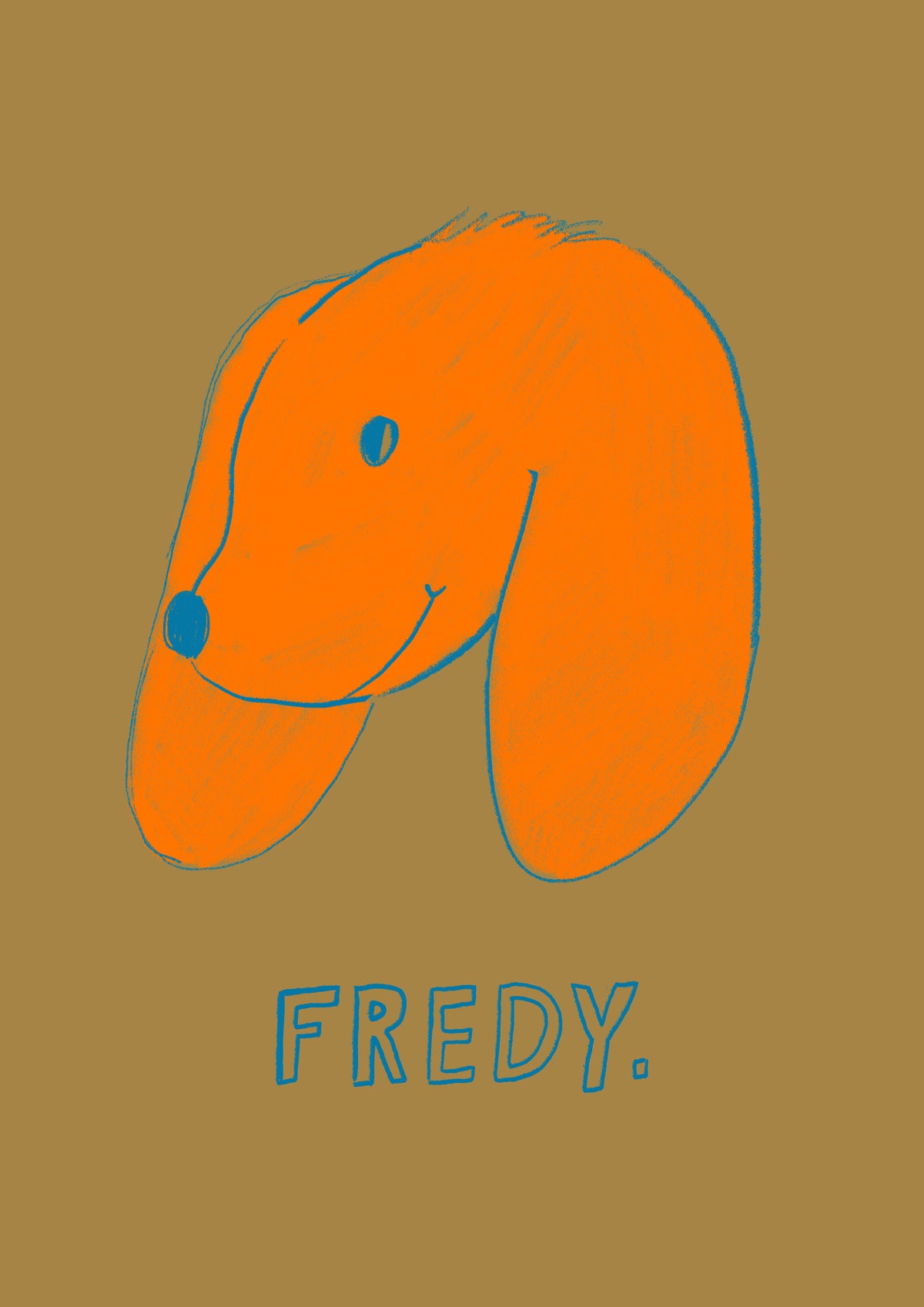 Postkarte Fredy