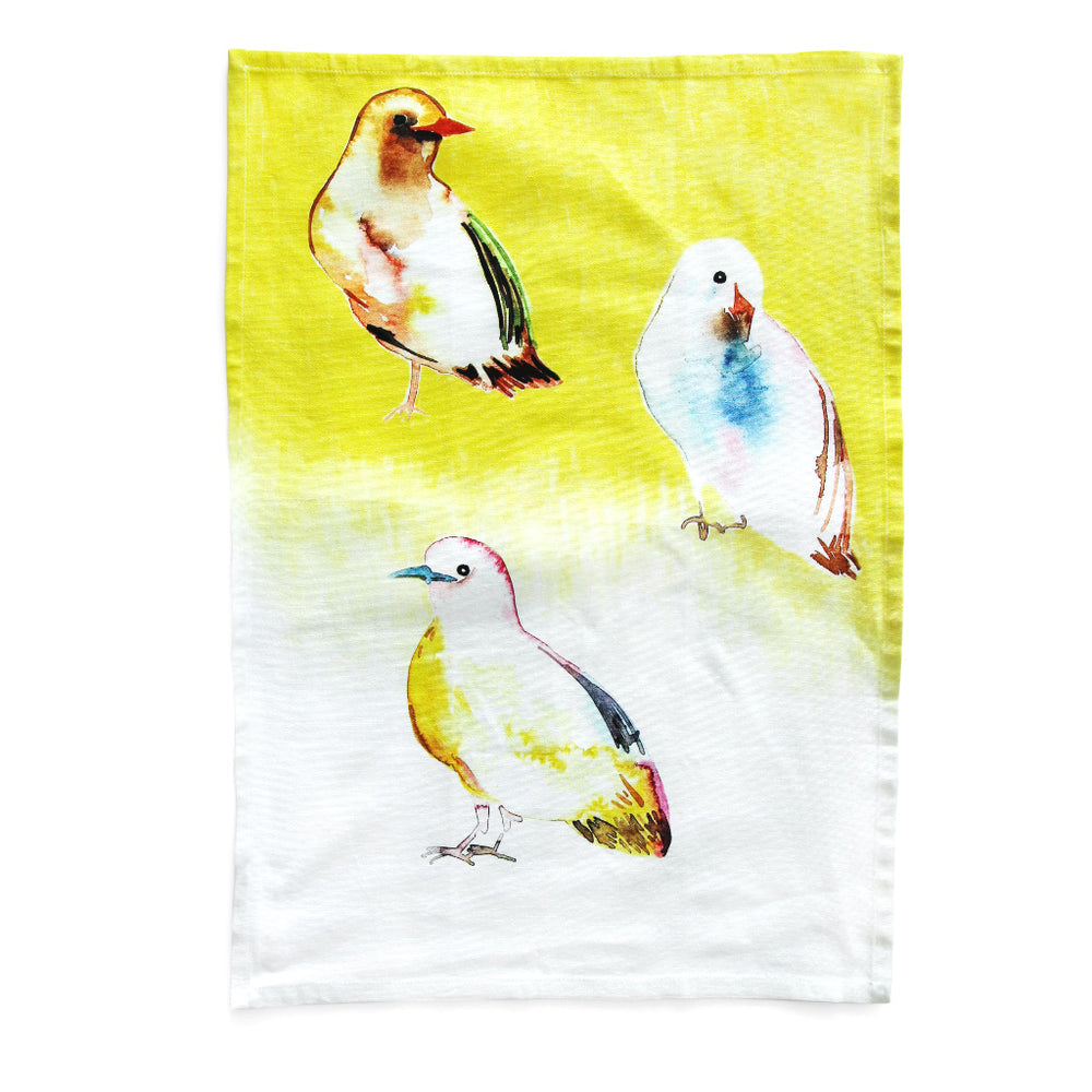 Geschirrtuch Yellow Birds