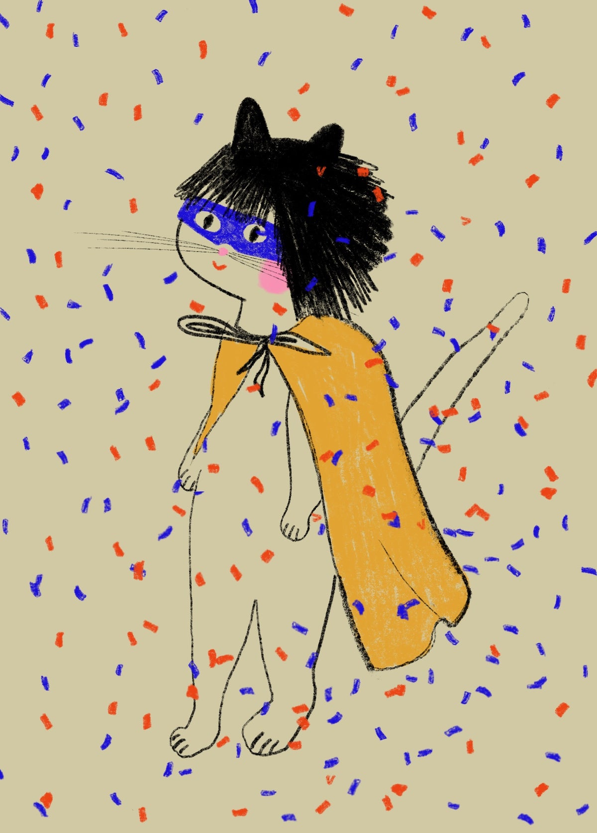 Postkarte Fasching