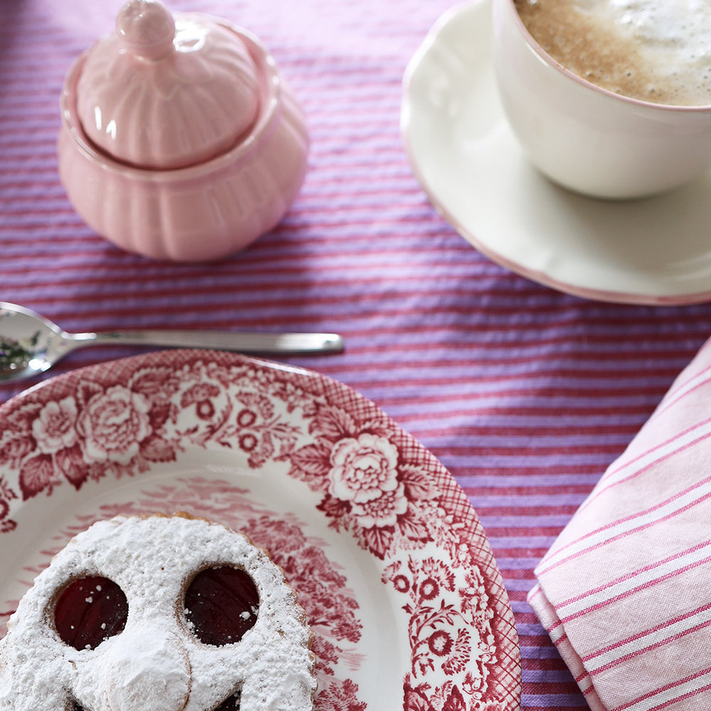 Tischtuch stripe violet