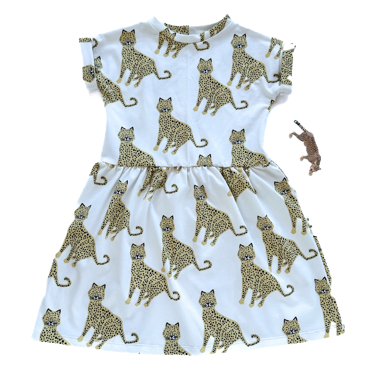 Jerseykleid Leopard