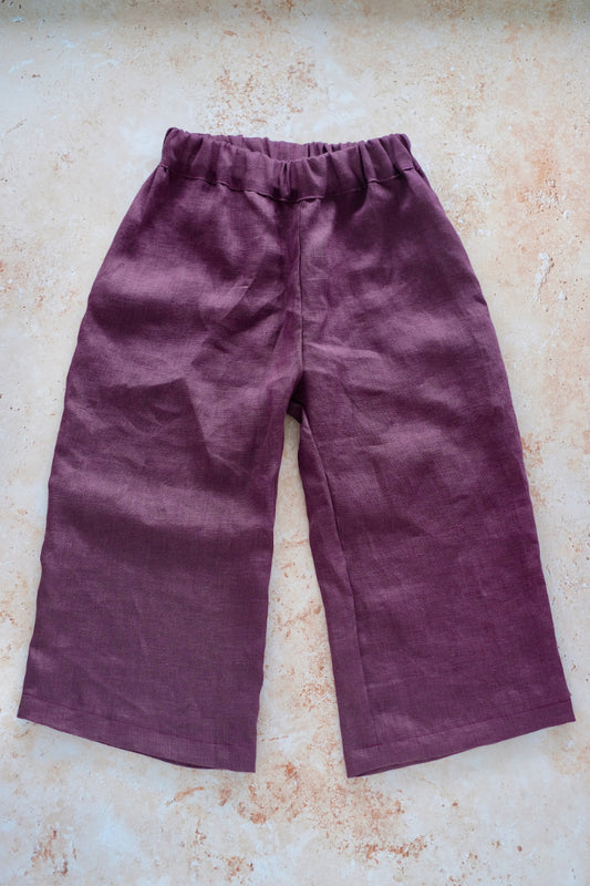 Leinenculotte grape