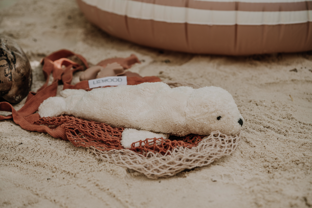 Stuffed seal white