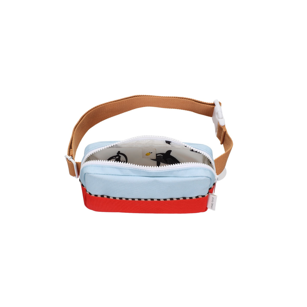 Sac banane « Merveilles des grands fonds » bonnet bleu/rouge Zissou