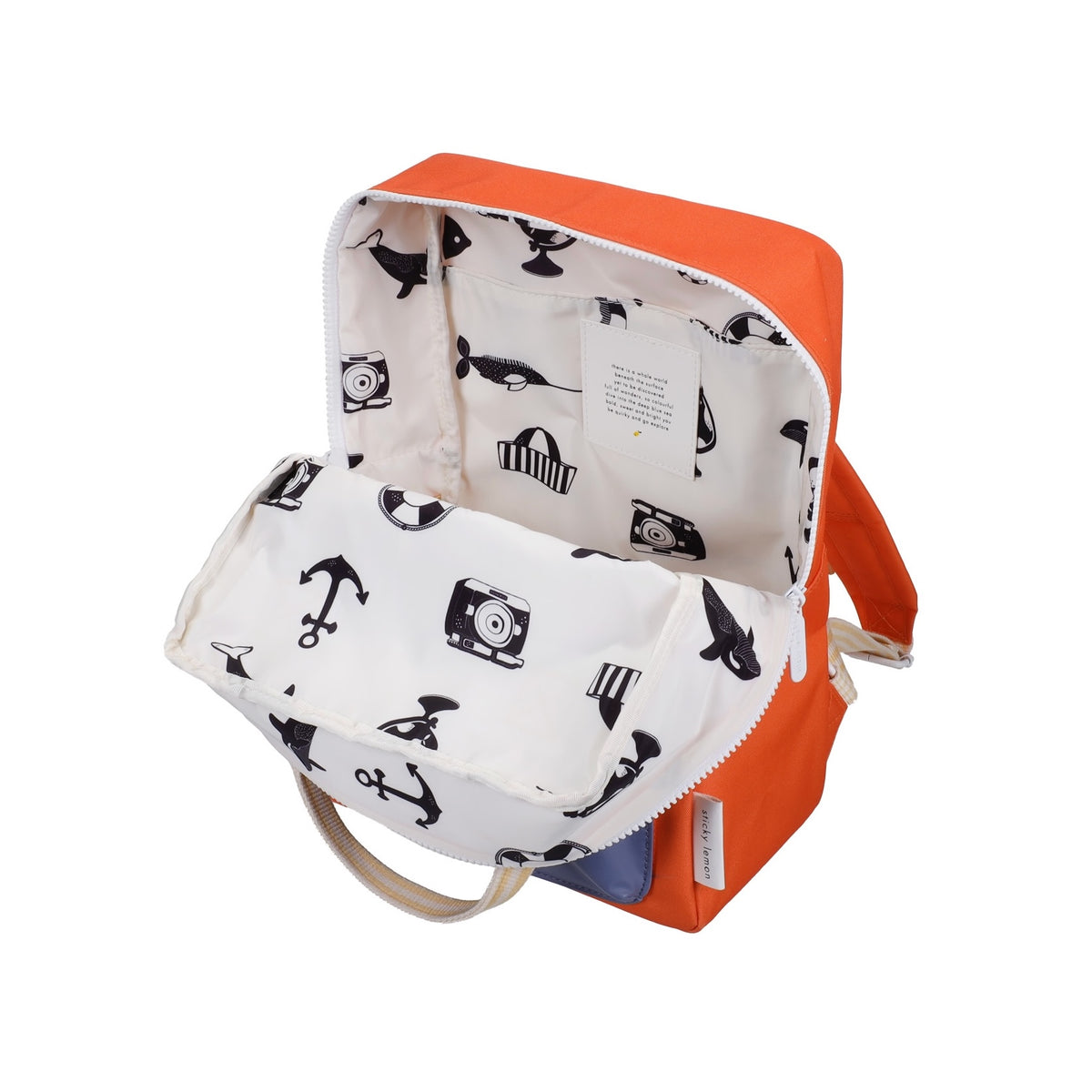 Rucksack Medium Wonders of the Deep Sea Envelope Lifebuoy Orange