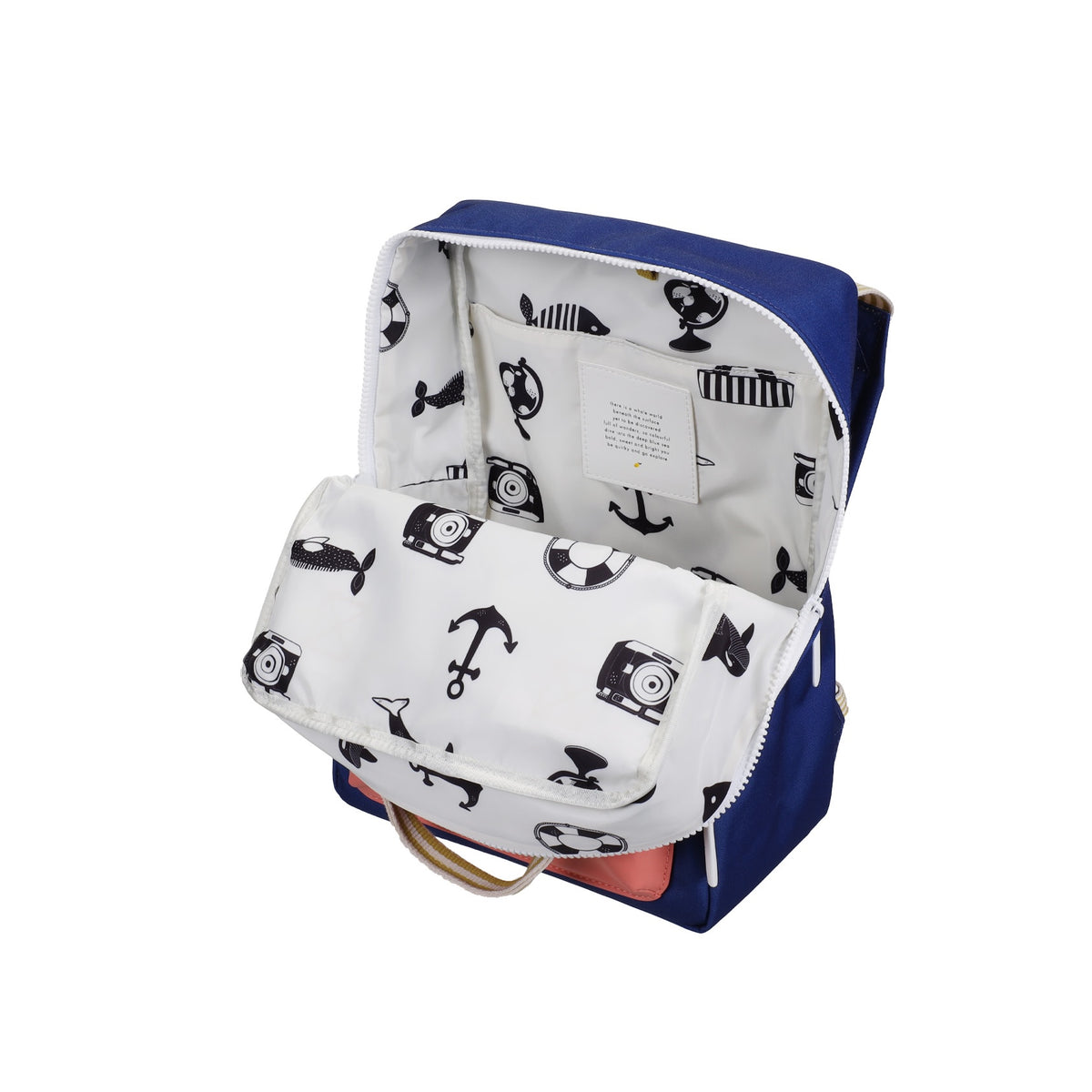 Rucksack Medium Wonders of the Deep Sea Envelope Ned Blue