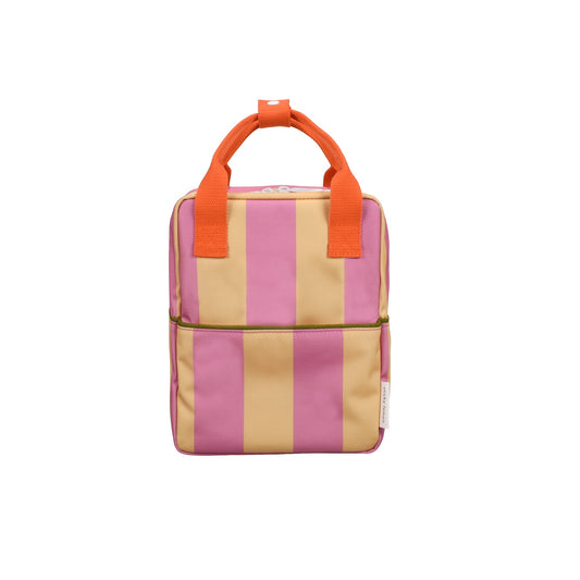 Rucksack klein Lemon Tree Stripes Rosebay Pink + Apple Juice