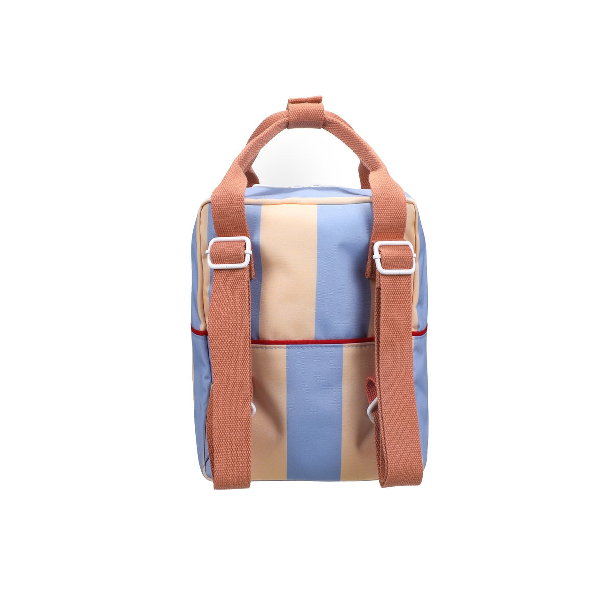 Rucksack klein Lemon Tree Stripes Cloud Blue + Twiggy Beige