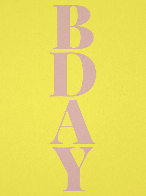 Postkarte Bday
