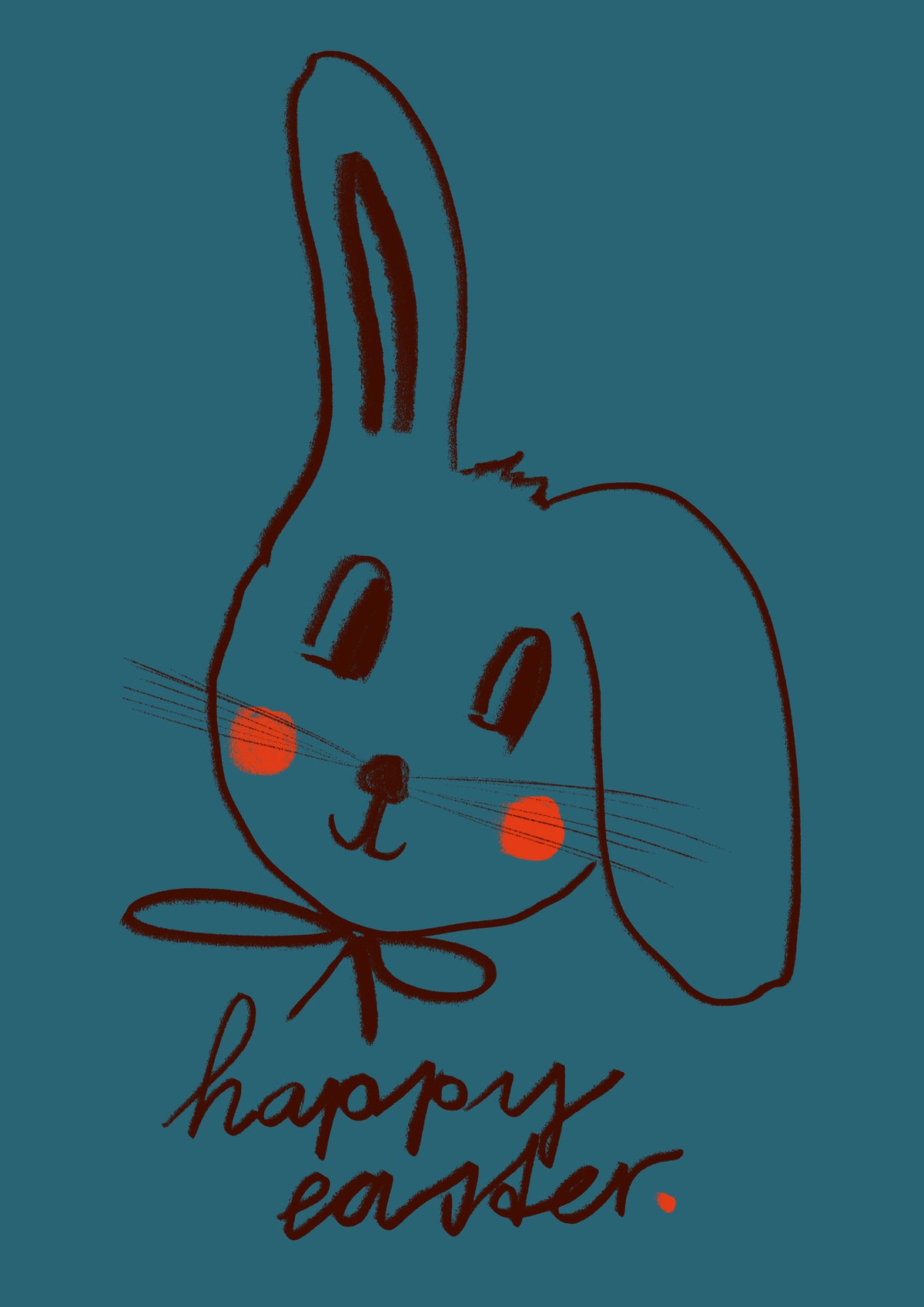 Postkarte Happy Easter