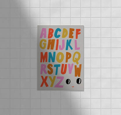 Carte postale Alphabet