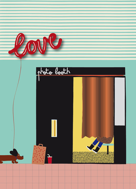 Postkarte Photo booth