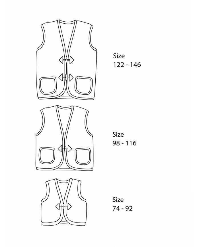 Gilet en laine Alpen Gepard Junior