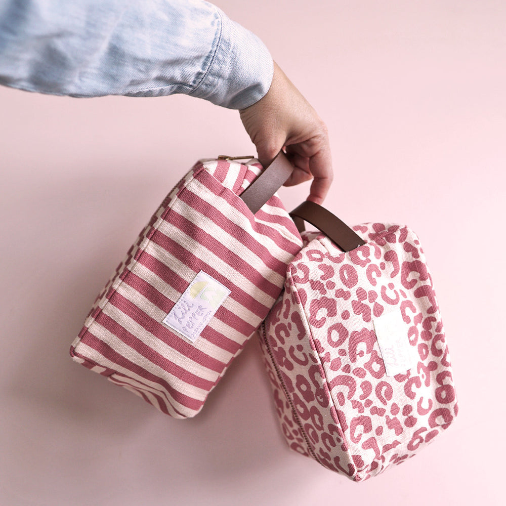Block-print candy pouch