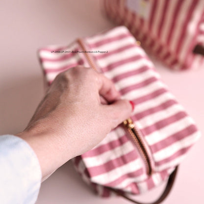 Block-print candy pouch