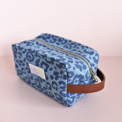 Trousse Blockprint Leo Bleu