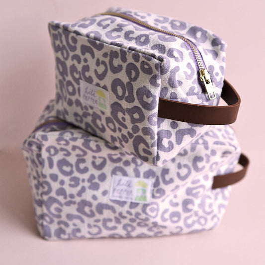 Necessaire Blockprint Leo Lavender