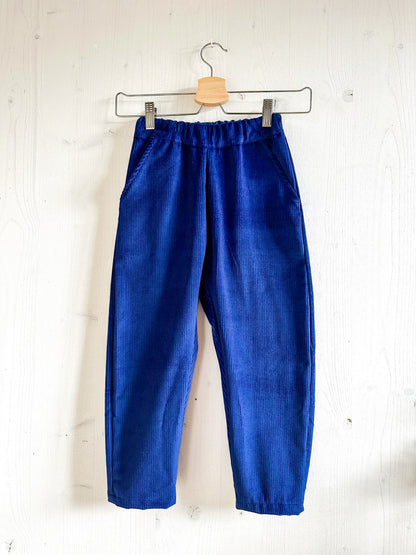 Cordhose Blau & Grüntöne