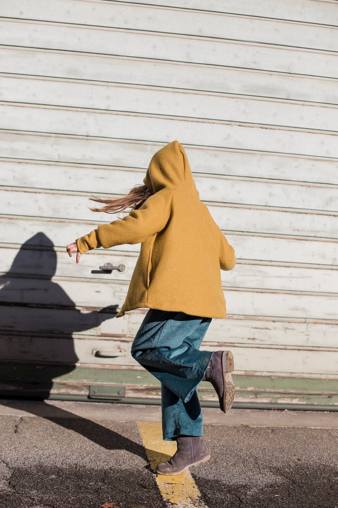 Wollwalk Jacke mit Jerseyfutter
