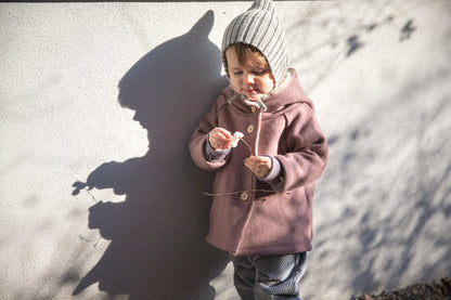 Wollwalk Jacke mit Jerseyfutter