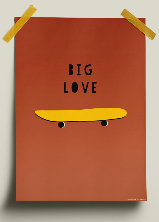 Postkarte Big Love
