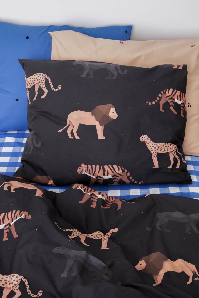 Kinder Bettwäsche Set big cats studio ditte eli-ju