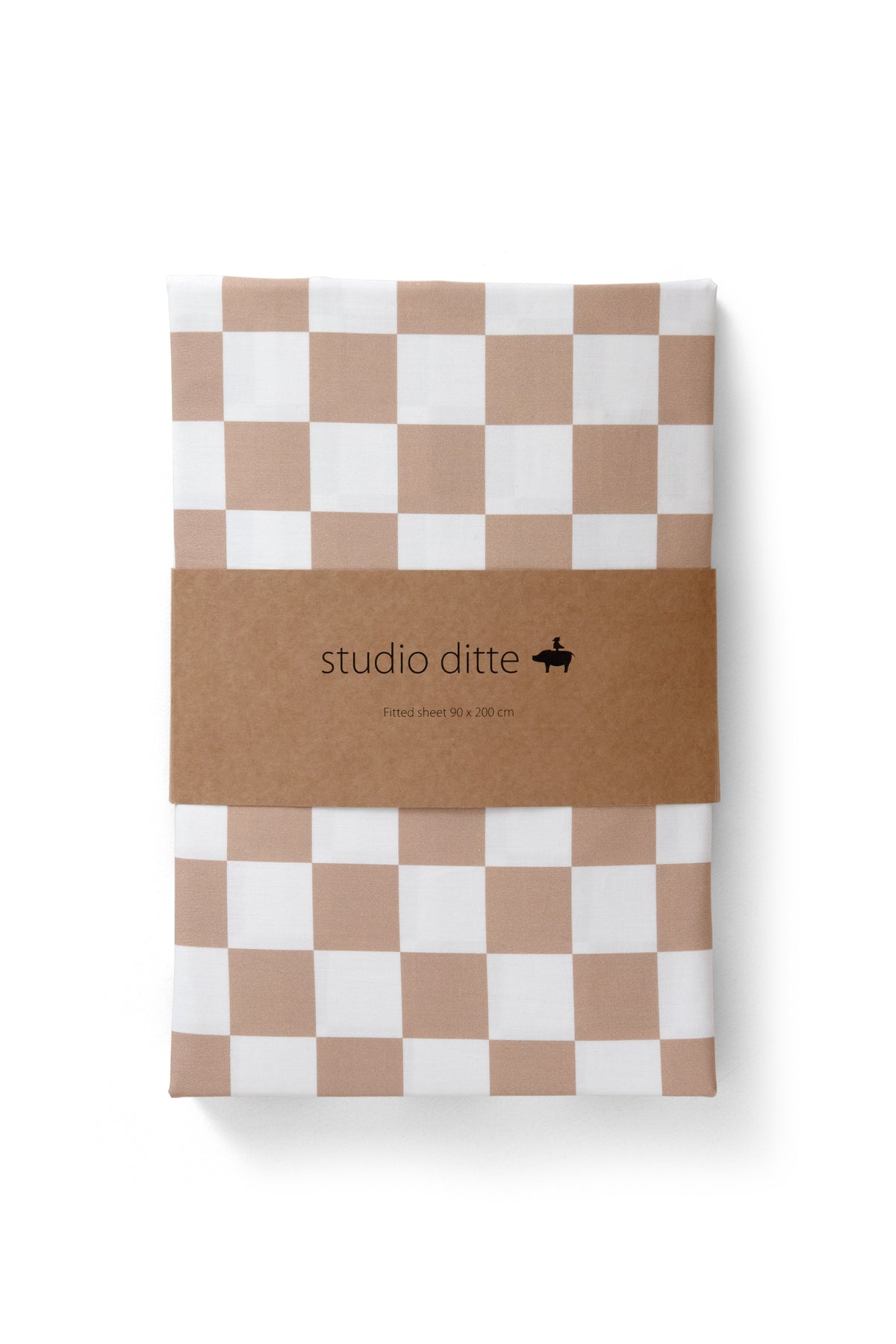 Bettwäsche Fixleintuch rust brown blocks studio ditte eli-ju