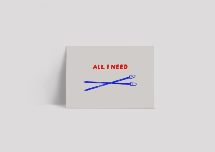 Postkarte All i need