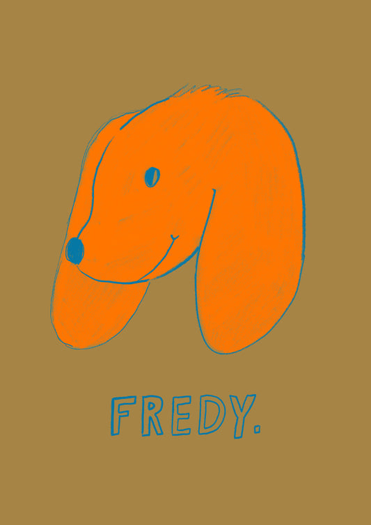 Postkarte Fredy