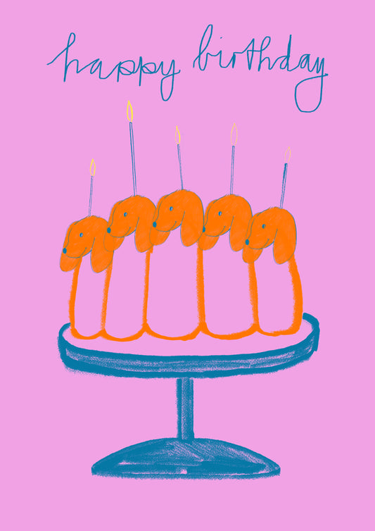 Postkarte Fredy Hundekuchen