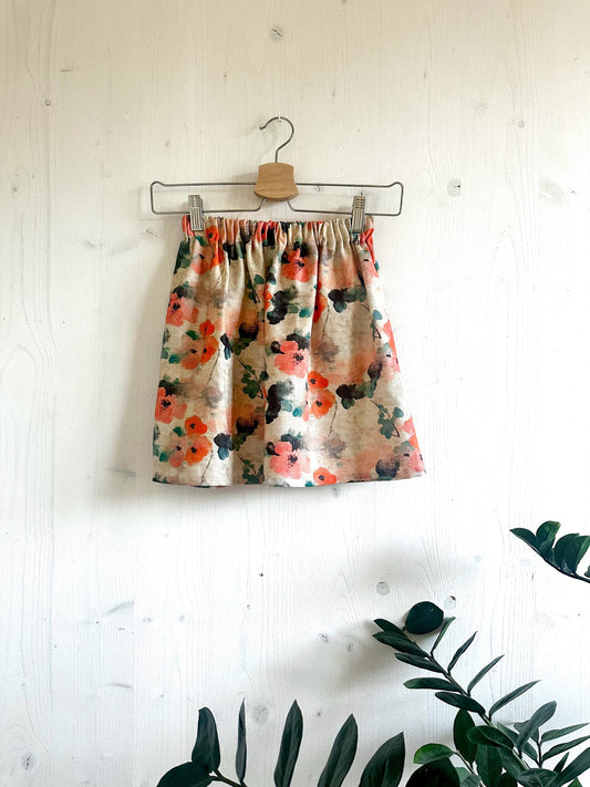 Leinenrock Misty Rose