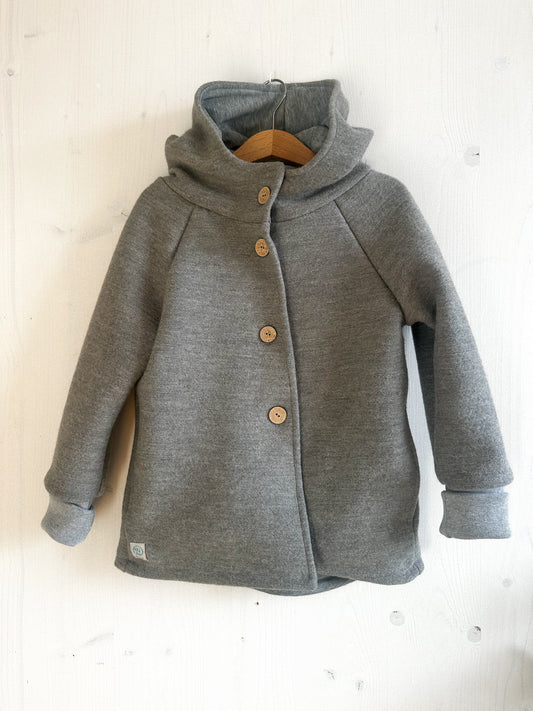 Wollwalk Jacke mit Fleecefutter