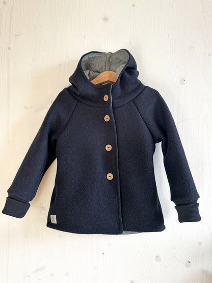 Wollwalk Jacke mit Jerseyfutter