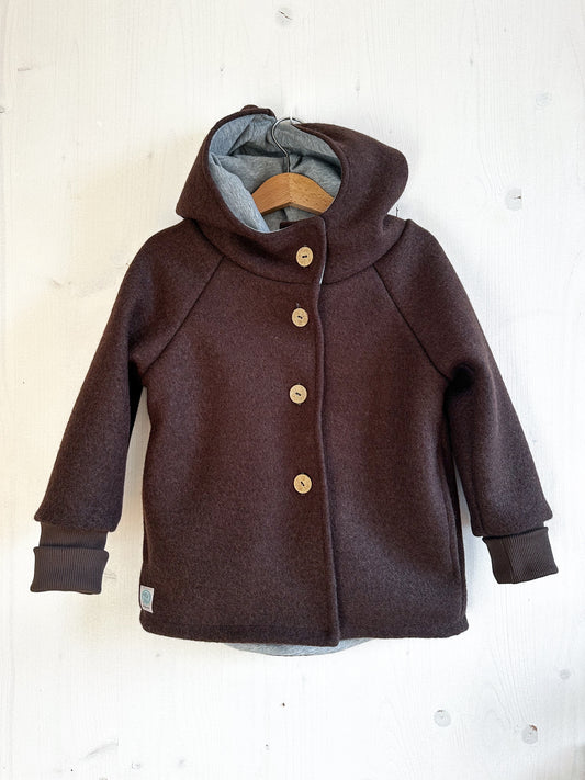 Wollwalk Jacke mit Jerseyfutter