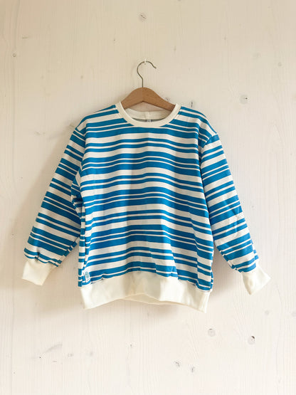 Pullover gestreift blau/weiss