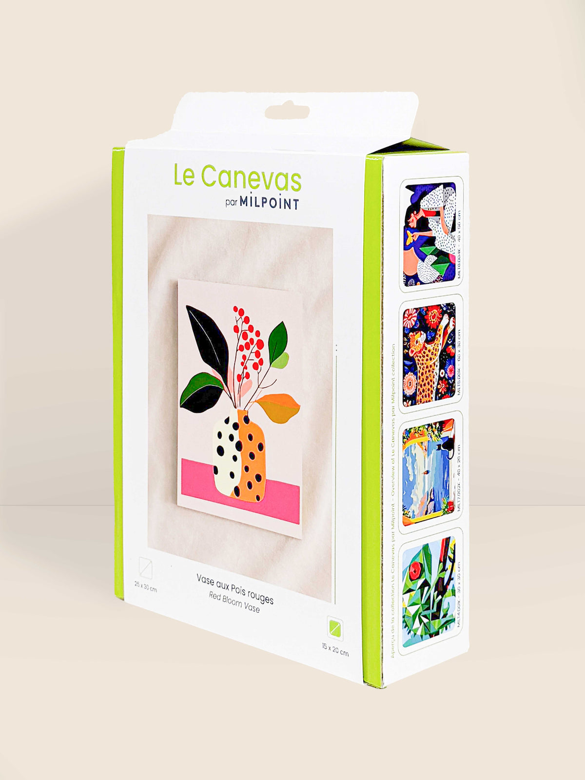 Tapisserie-Stickset "Vase mit roten Beeren"
