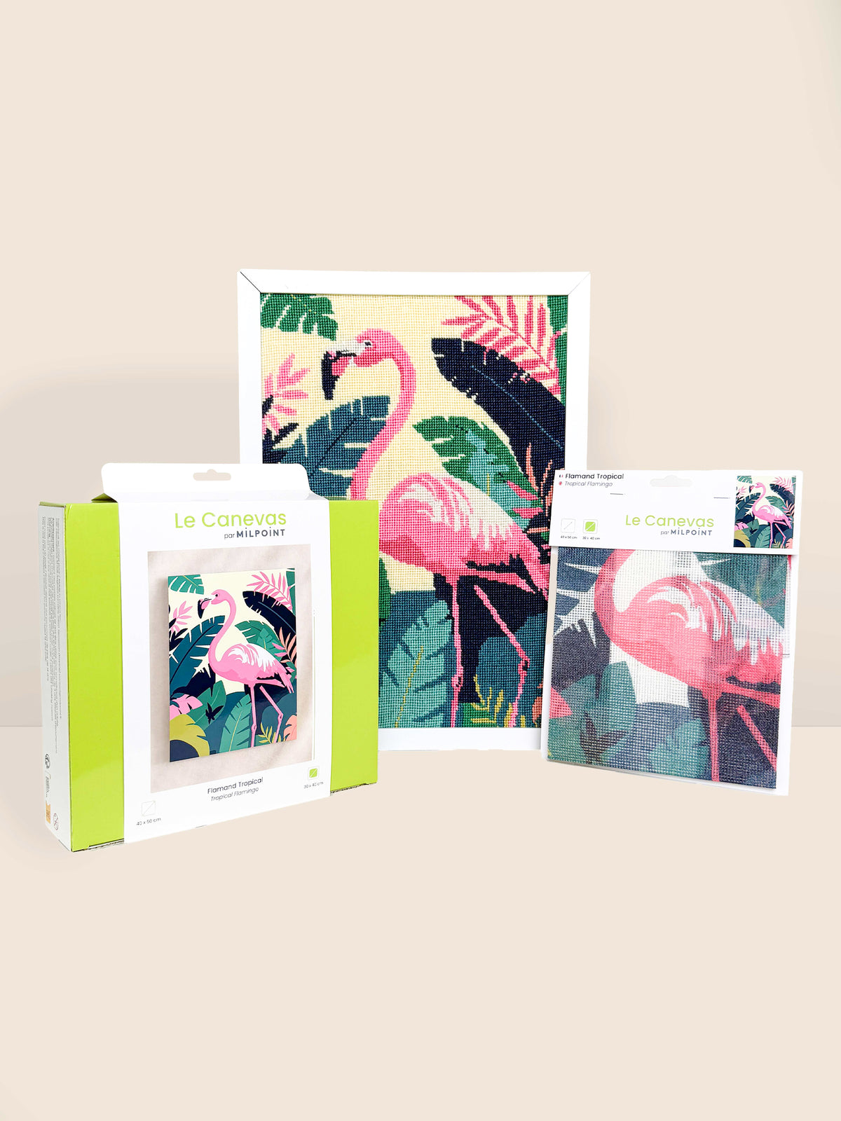 Tapisserie-Stickset "Flamingo"