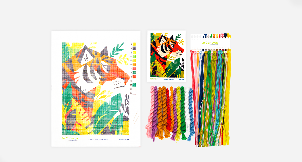 Tapisserie-Stickset "Tiger"