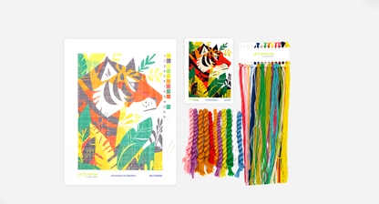 Tapisserie-Stickset "Tiger"