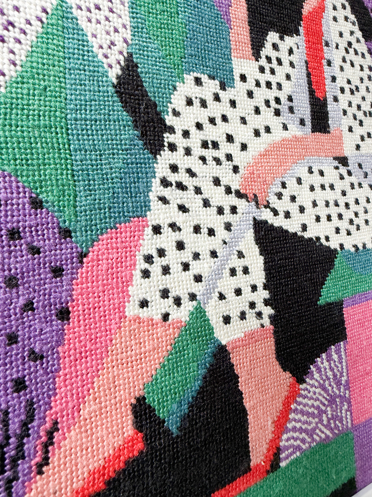 Tapisserie-Stickset "Frau mit Schmetterling"