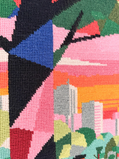 Tapisserie-Stickset "Abendstimmung im Park"