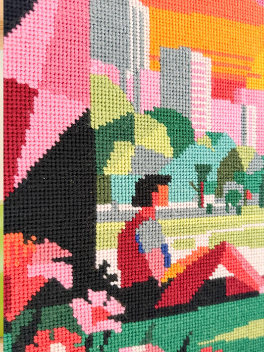 Tapisserie-Stickset "Abendstimmung im Park"