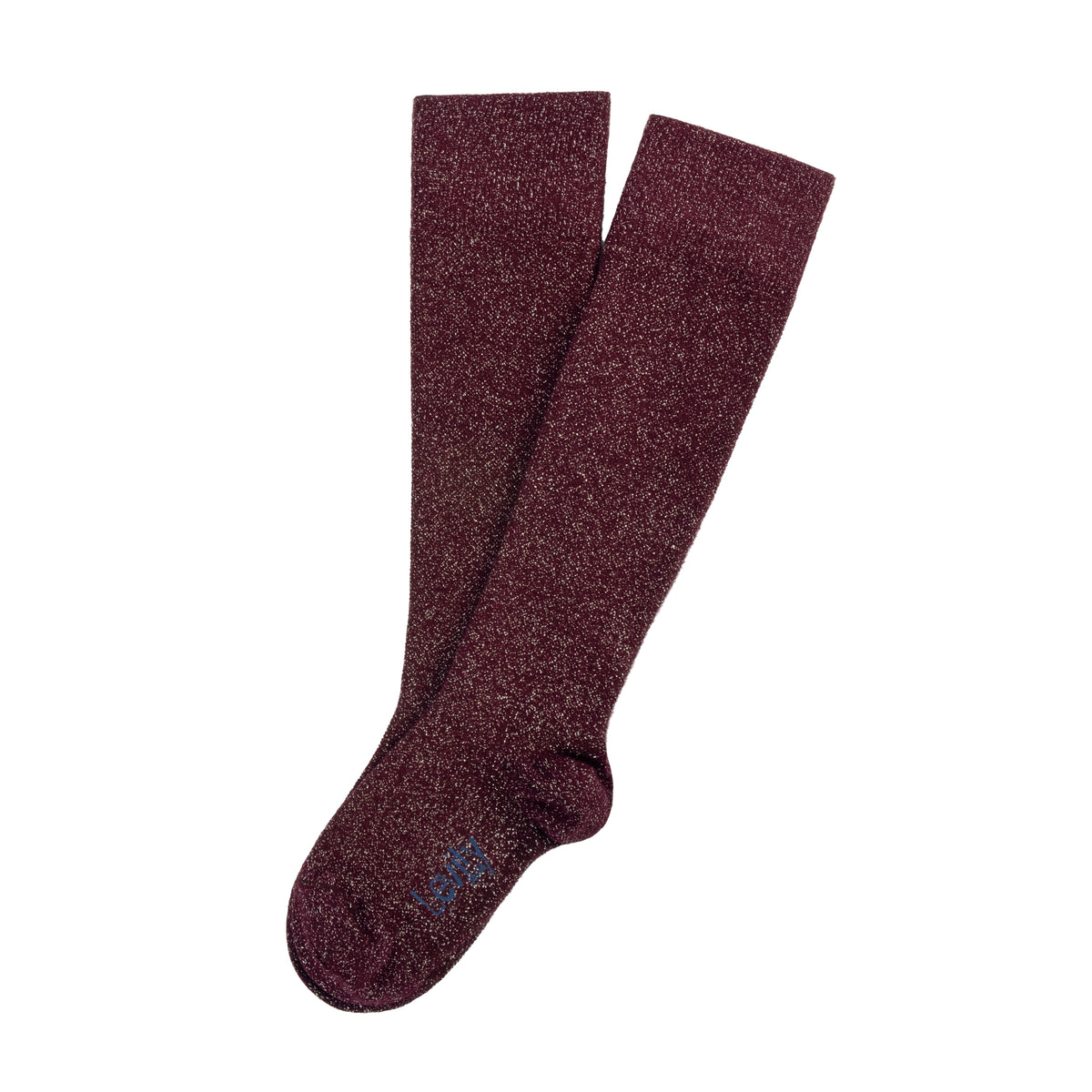 Glitzernde Energie Kniesocken Anne-Sophie - Bordeaux Grand Cru