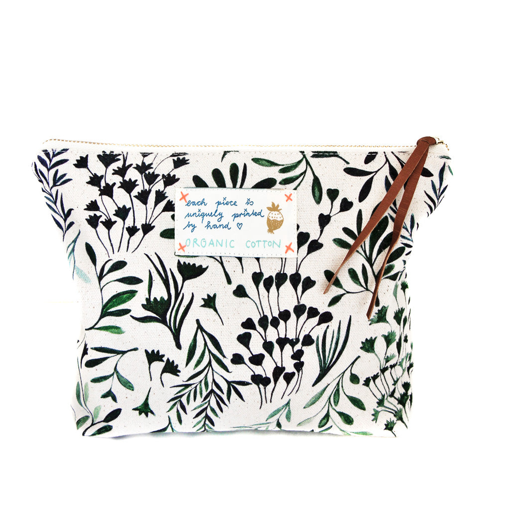Pouch Green Leaves