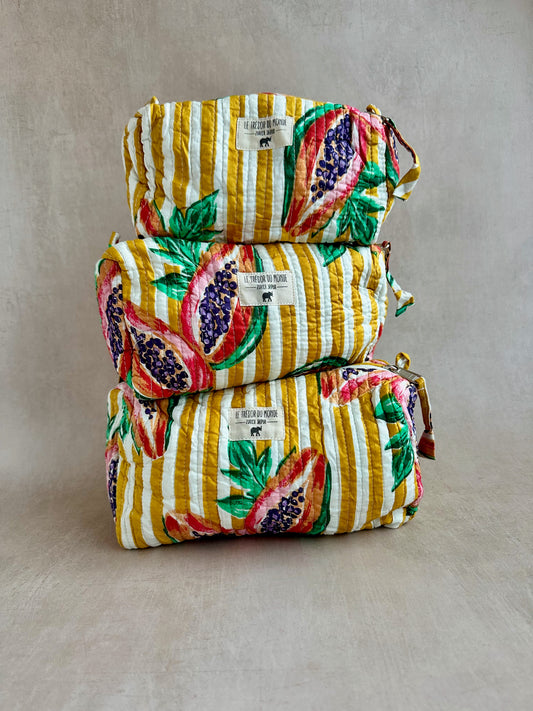 Necessaire Papaya gelb