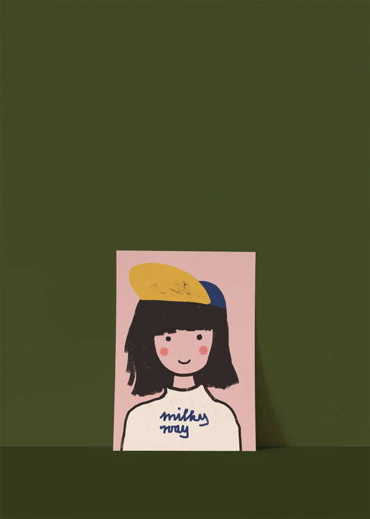 Postkarte Milky Way