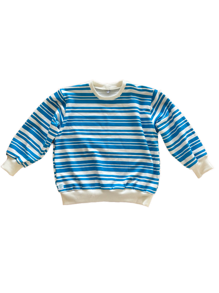 Pullover gestreift blau/weiss