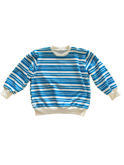 Pullover gestreift blau/weiss