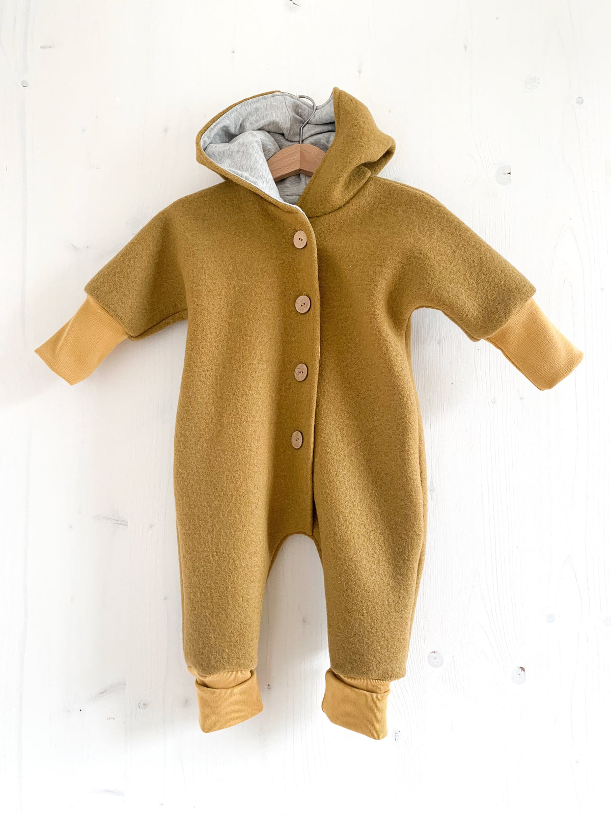 Wollwalk Overall mit Fleecefutter